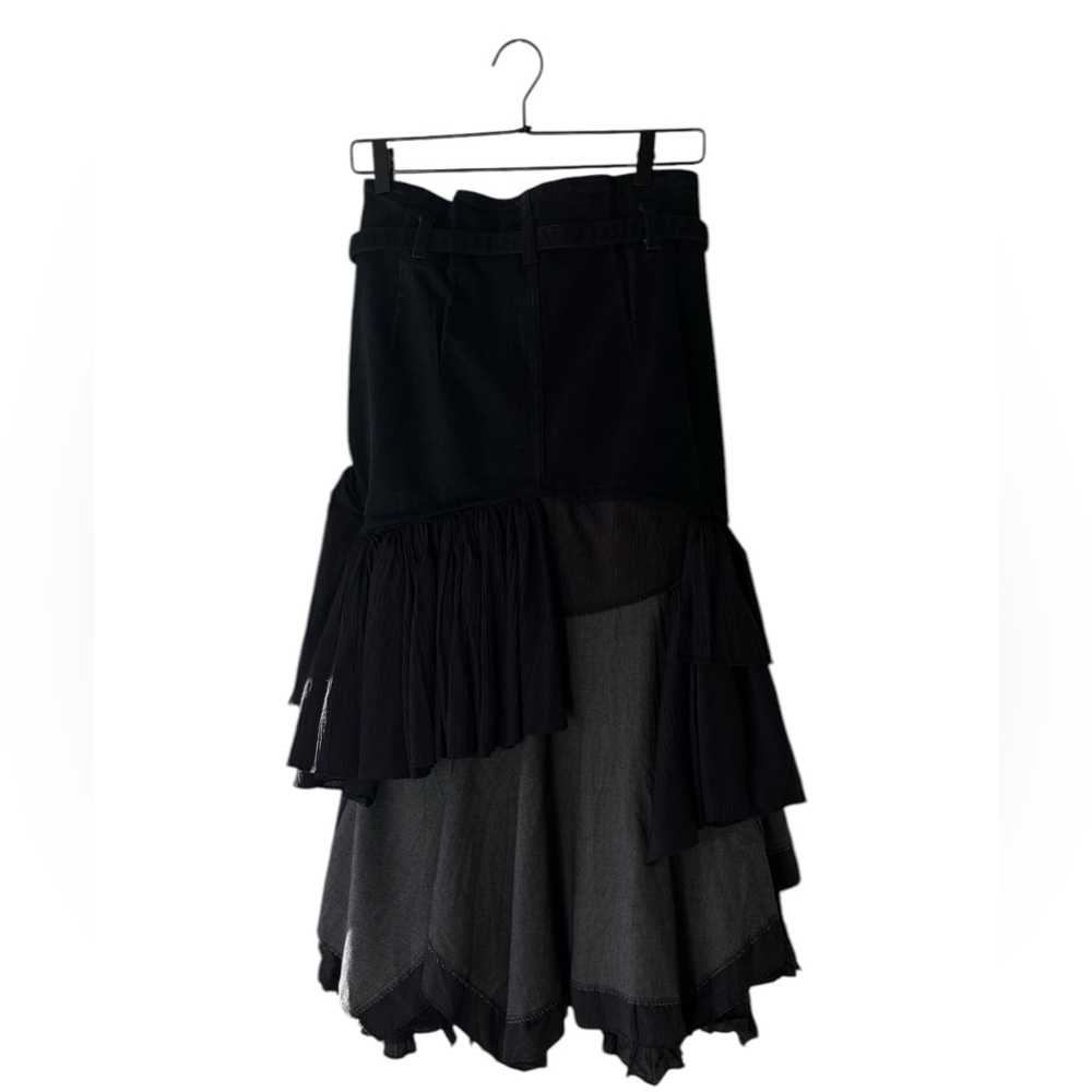 Asymmetrical ruffled teired skirt - Picture 5 of 16